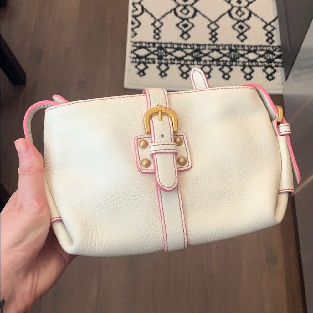 Dooney and bourke mini buckle zip top crossbody